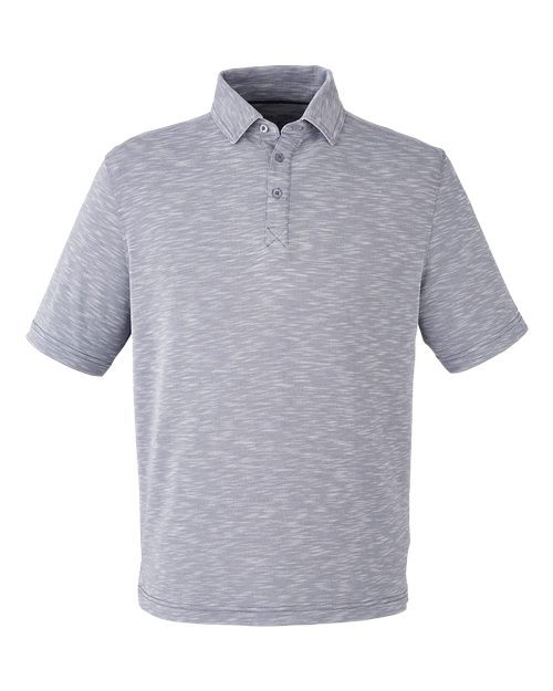 Men's Sun Surfer Slub Polo - Front - B16728113 - Vintage Pebble