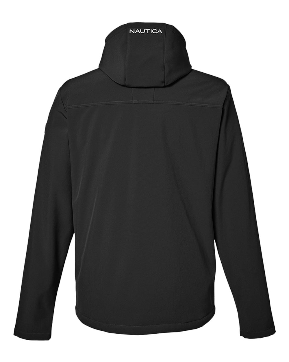 Men's Wavestorm Hooded Soft Shell Jacket - Back - B17328503 - Black