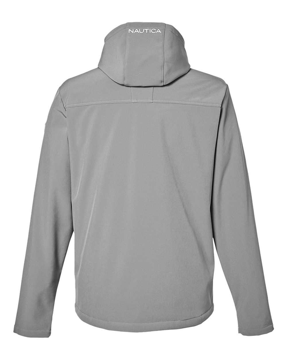 Men's Wavestorm Hooded Soft Shell Jacket - Back - B17328133 - Graphite