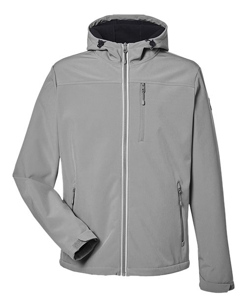 Men's Wavestorm Hooded Soft Shell Jacket - Front - B17328133 - Graphite