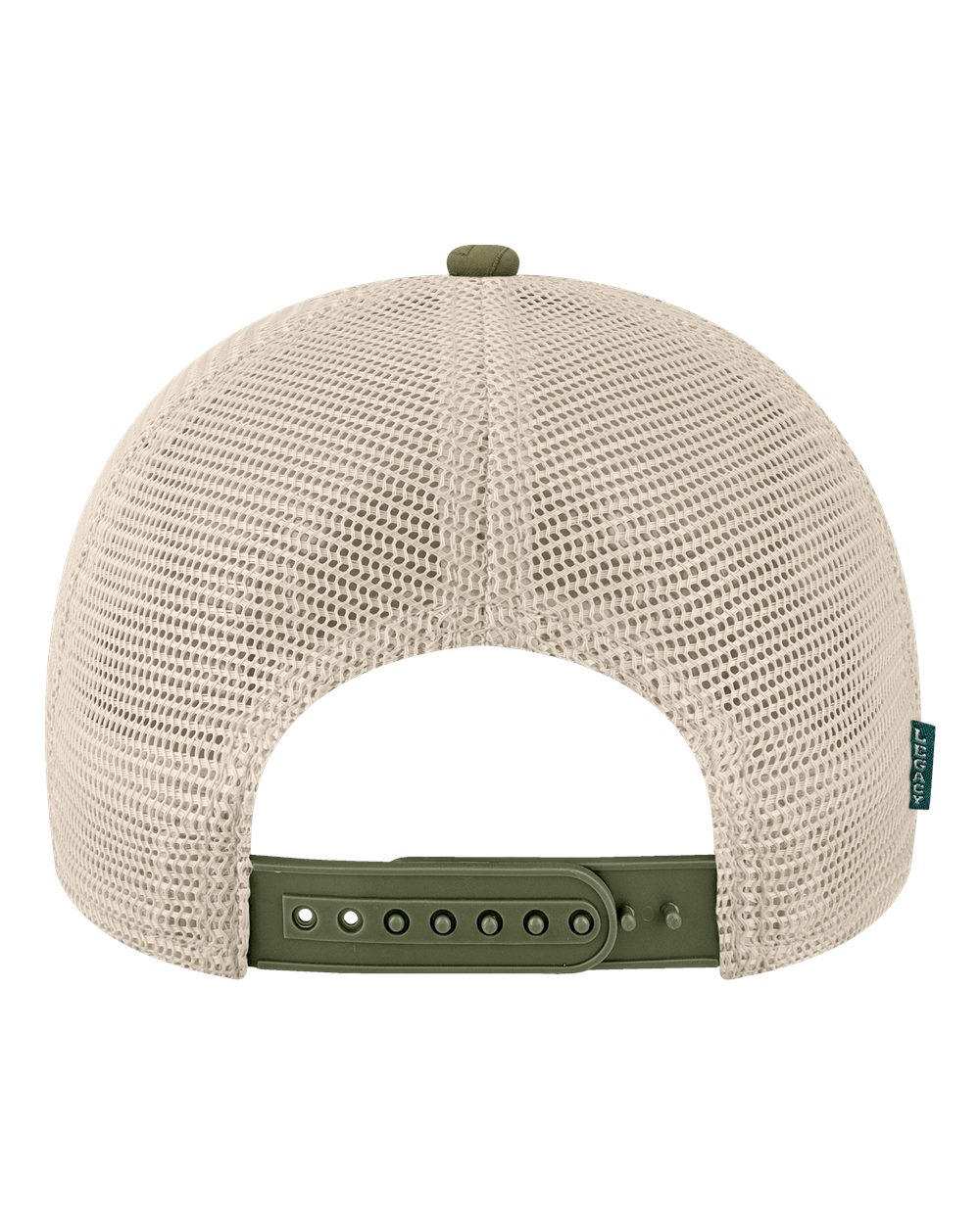 Mid-Pro Snapback Trucker Cap - Back - B93995320 - Olive Z - Quilted