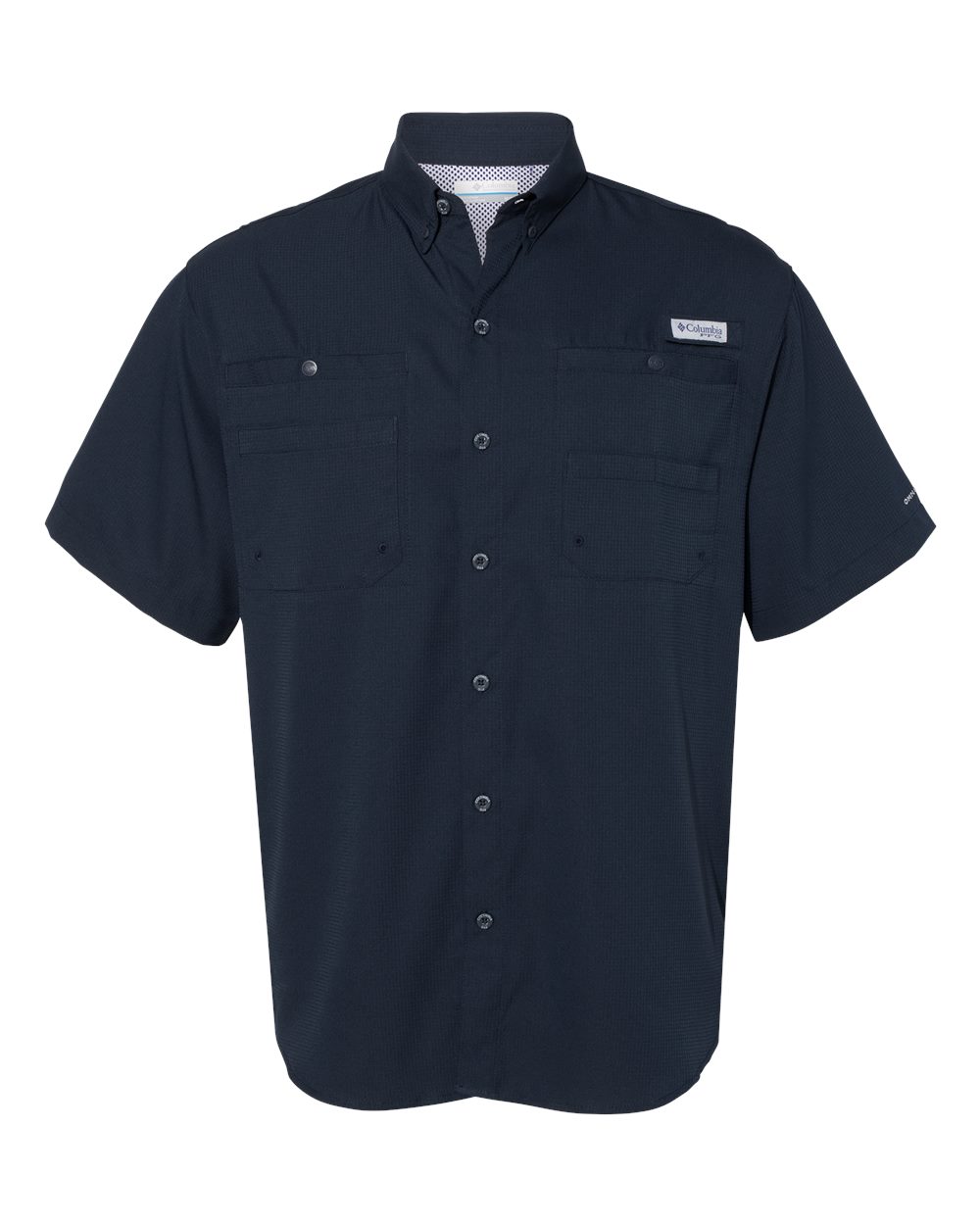 PFG Tamiami™ II Short Sleeve Shirt - Front - B14324653 - Collegiate Navy
