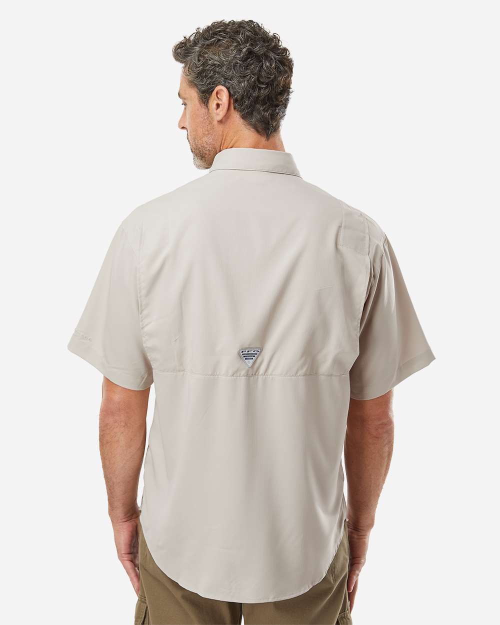 PFG Tamiami™ II Short Sleeve Shirt - OnModelBack - B14324243 - Fossil