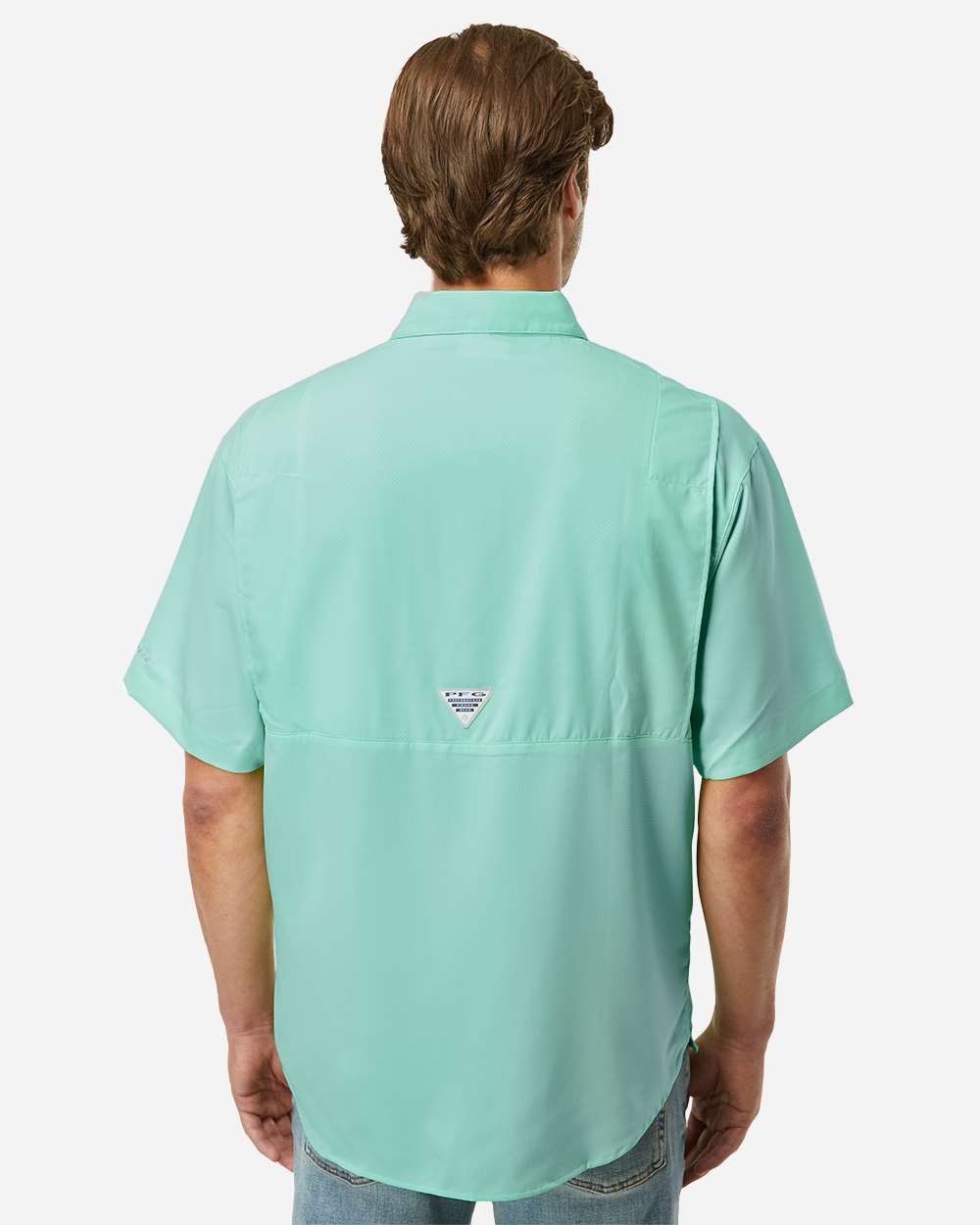 PFG Tamiami™ II Short Sleeve Shirt - OnModelBack - B14324173 - Gulf Stream