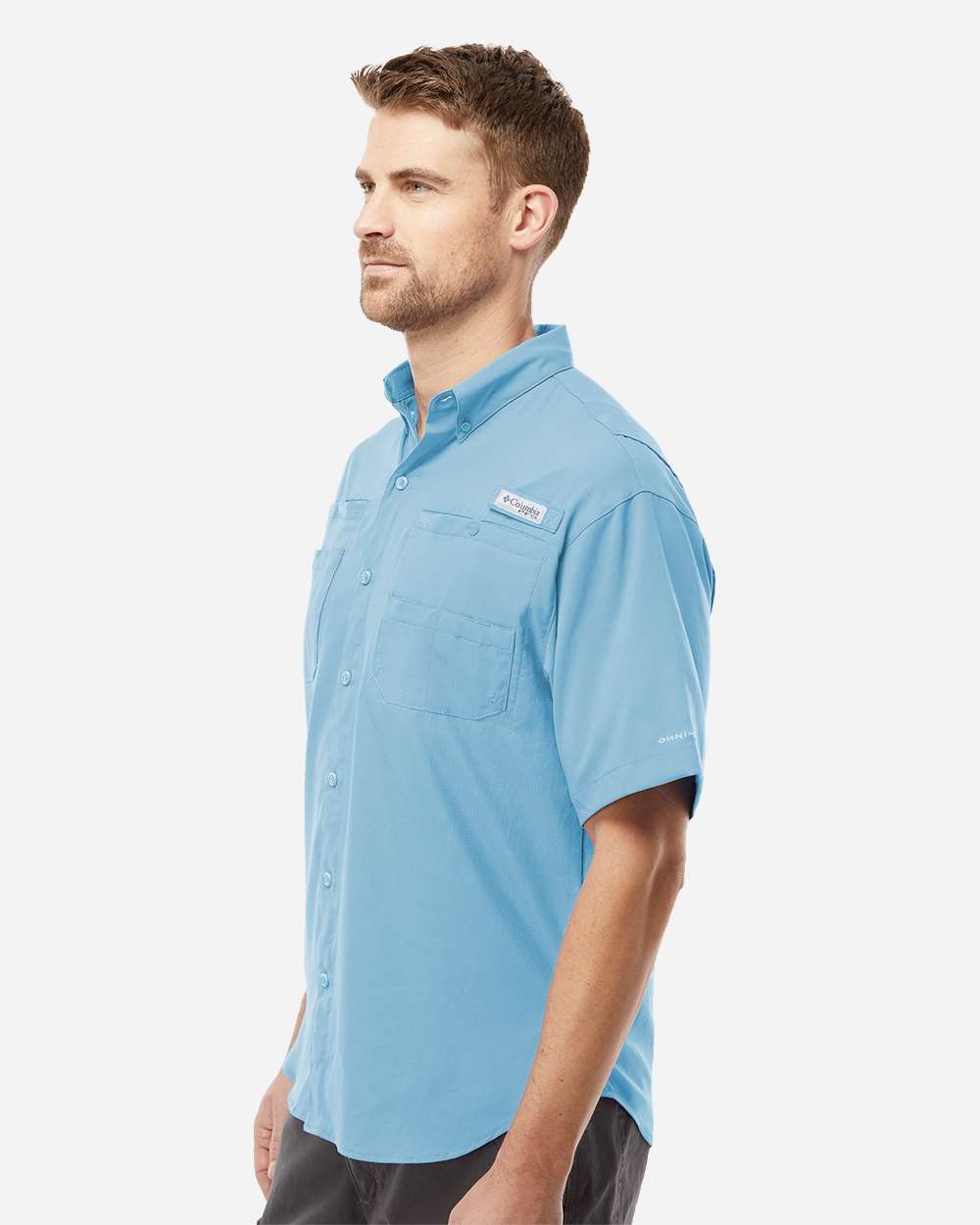 PFG Tamiami™ II Short Sleeve Shirt - OnModelSide - B14324253 - Sail