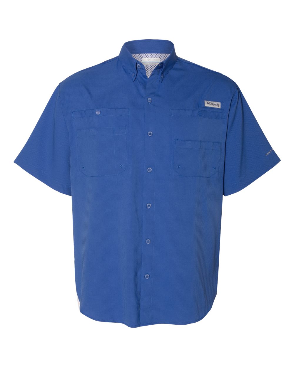 PFG Tamiami™ II Short Sleeve Shirt - Front - B14324103 - Vivid Blue