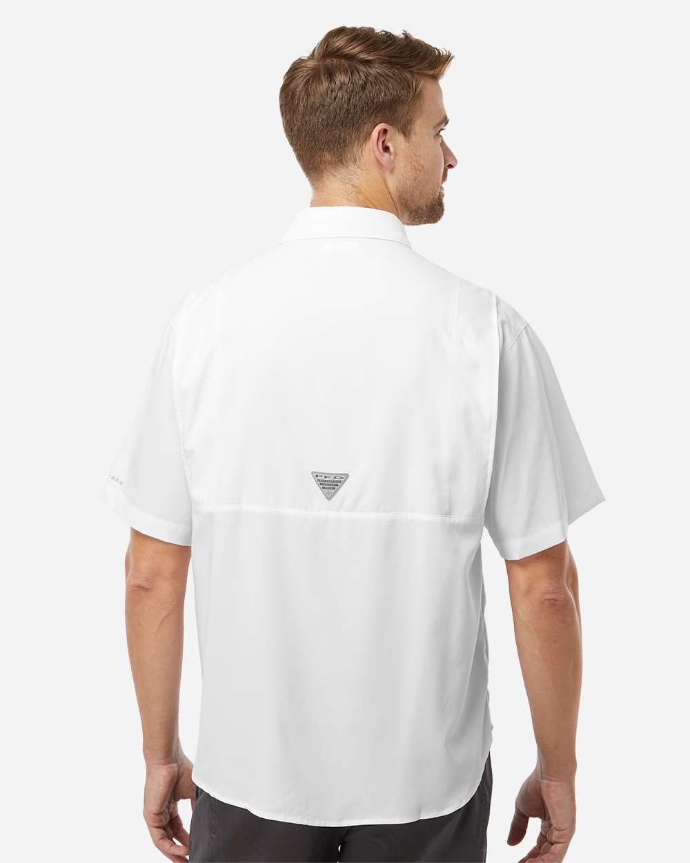 PFG Tamiami™ II Short Sleeve Shirt - OnModelBack - B14324003 - White