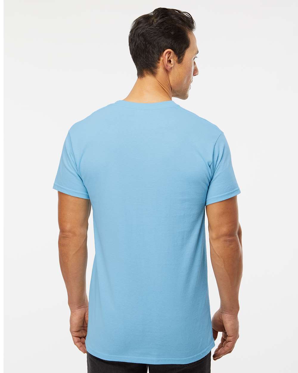 Gold Soft Touch T-Shirt - OnModelBack - B01542283 - Sky