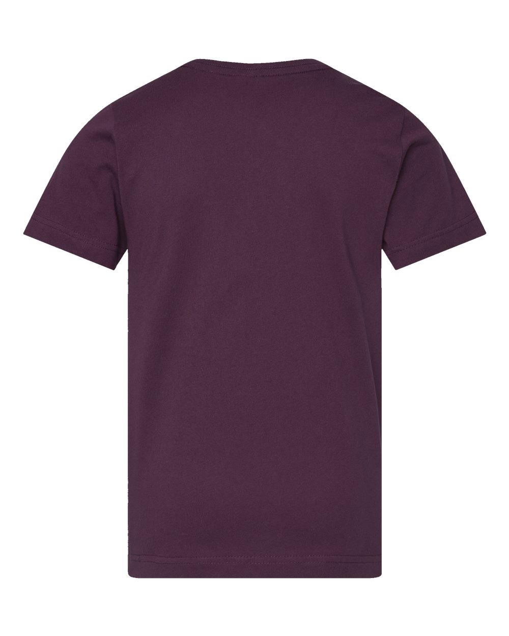 Youth Fine Jersey Tee - Back - B38038452 - Plum