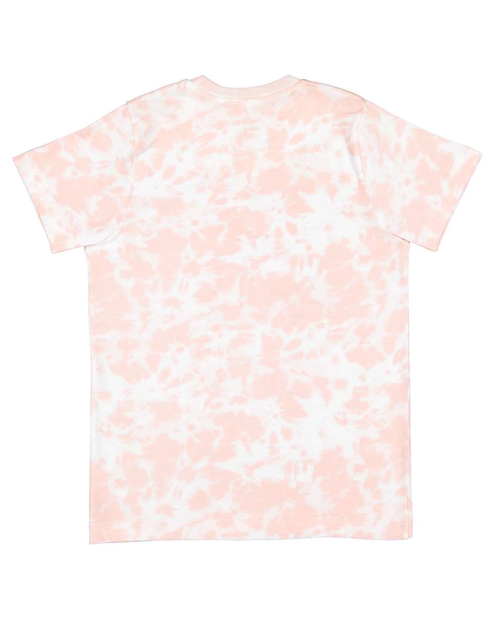 Youth Fine Jersey Tee - Back - B38038462 - Rose Tie Dye