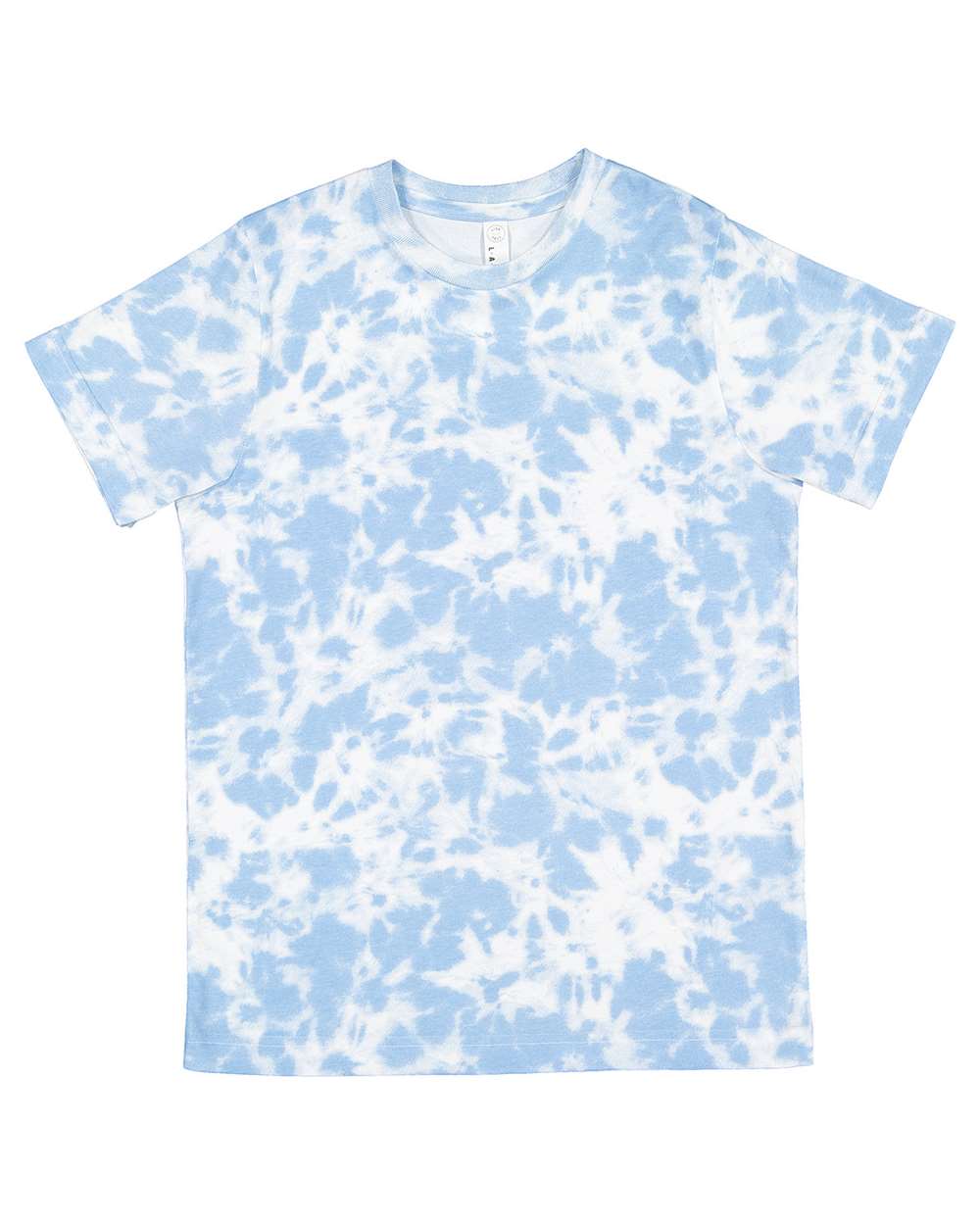 Youth Fine Jersey Tee - Front - B38038472 - Sky Tie Dye