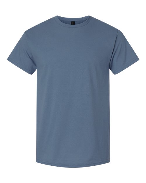 Unisex Light Cotton T-Shirt - Front - B02860652 - Indigo Blue