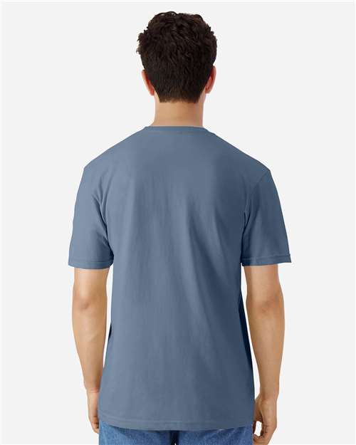 Unisex Light Cotton T-Shirt - OnModelBack - B02860652 - Indigo Blue