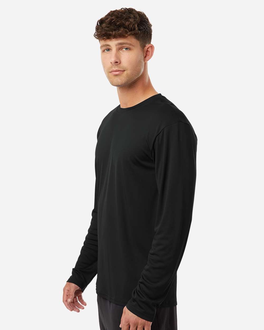 Pro-Lock Performance Long Sleeve T-Shirt - OnModelSide - B00496502 - Black