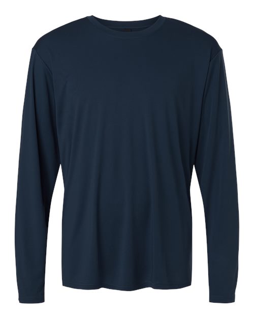 Unisex Pro-Lock Performance Long Sleeve T-Shirt - Front - B00496160 - Navy