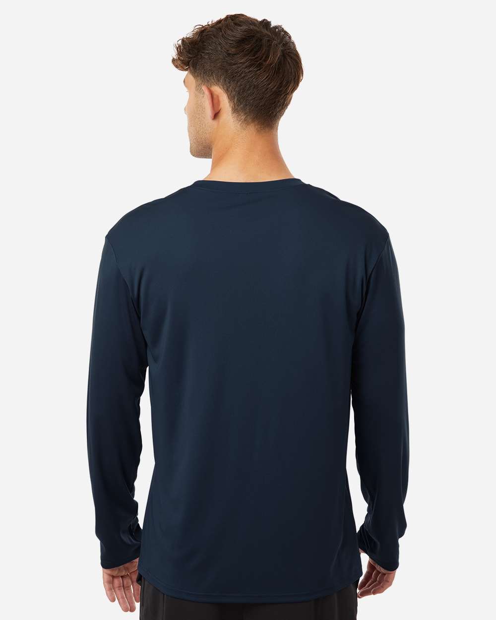 Pro-Lock Performance Long Sleeve T-Shirt - OnModelBack - B00496162 - Navy