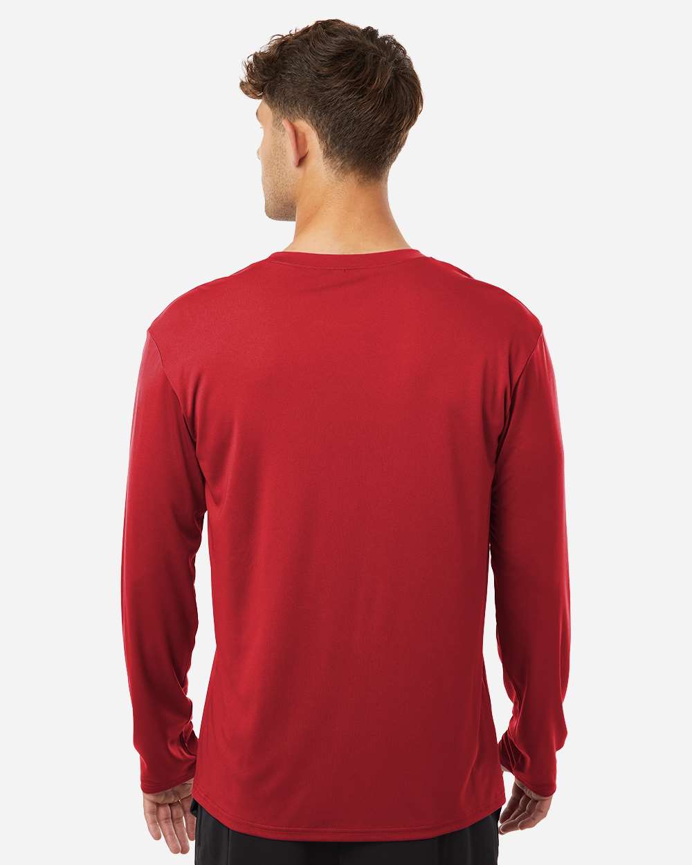 Pro-Lock Performance Long Sleeve T-Shirt - OnModelBack - B00496702 - Red