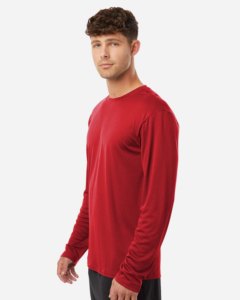 Pro-Lock Performance Long Sleeve T-Shirt - OnModelSide - B00496702 - Red
