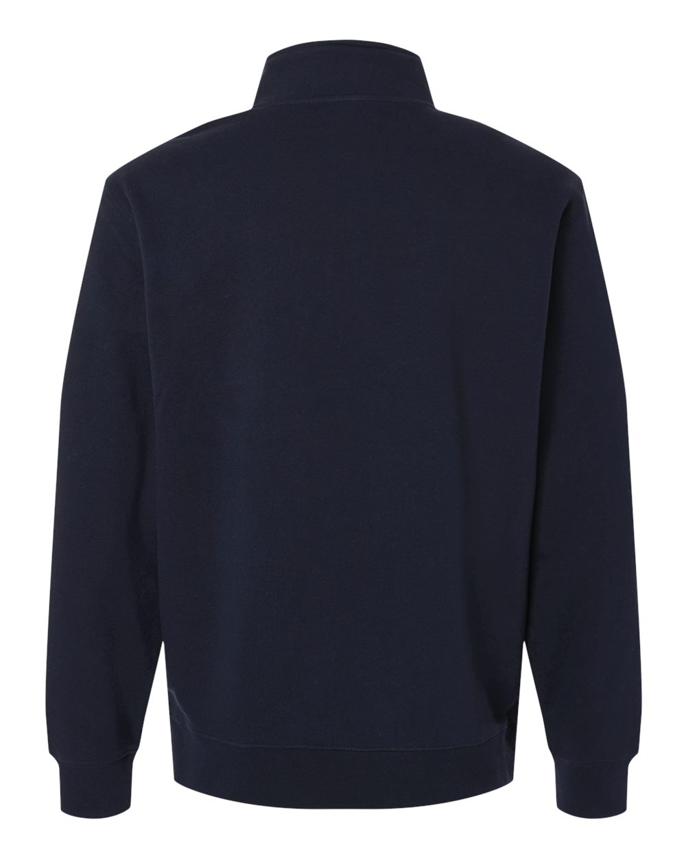 Midweight Quarter-Zip Pullover - Back - B00476653 - Classic Navy