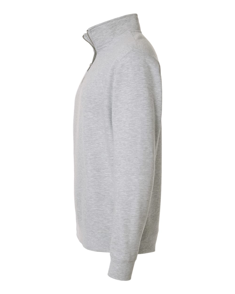 Midweight Quarter-Zip Pullover - DirectSide - B00476353 - Grey Heather