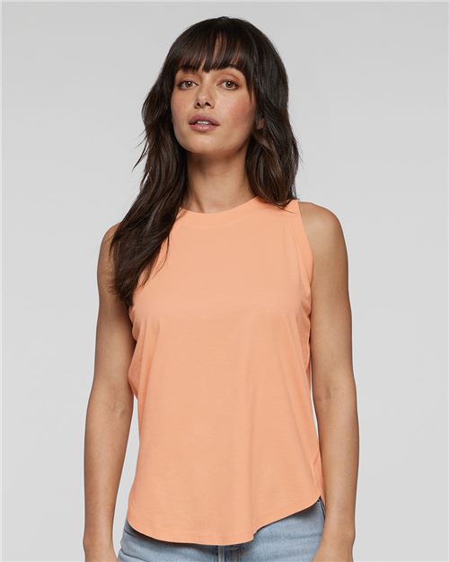 Women's Relaxed Fine Jersey Tank - styleImage