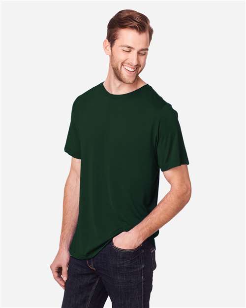 Unisex Fusion ChromaSoft™ Performance T-Shirt - OnModelSide - B270A7547 - Forest
