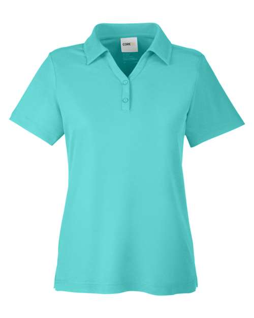 Women's Fusion ChromaSoft™ Pique Polo - Front - B280A7594 - Sea Glass