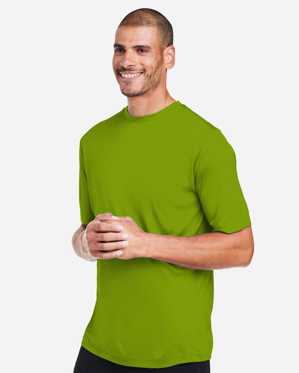 Unisex Capital Performance T-Shirt - OnModelSide - B254A7172 - Acid Green