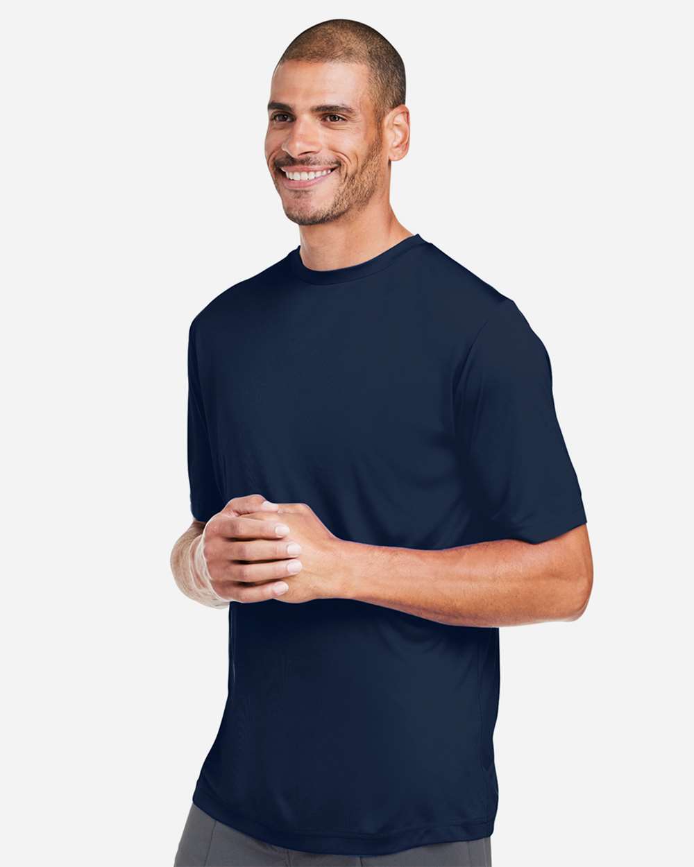 Unisex Capital Performance T-Shirt - OnModelSide - B254A7652 - Classic Navy