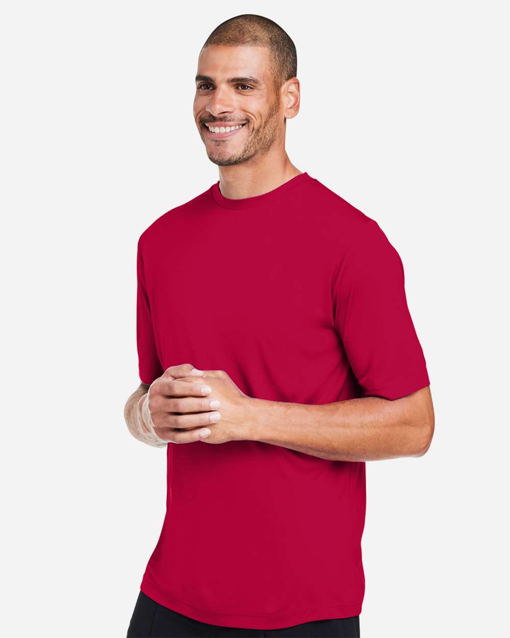 Unisex Capital Performance T-Shirt - OnModelSide - B254A7702 - Classic Red