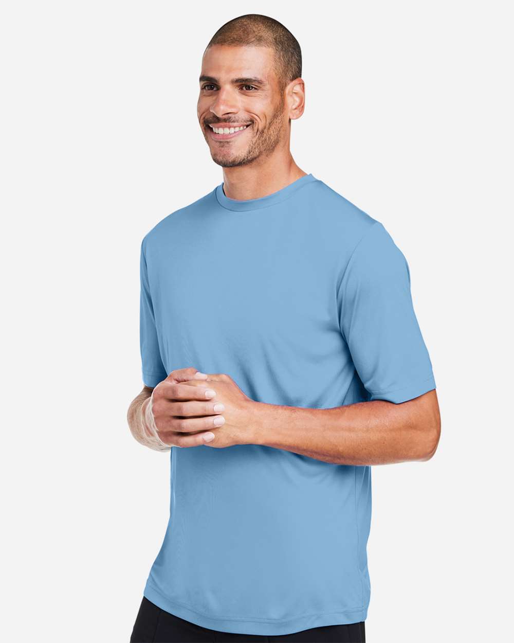 Unisex Capital Performance T-Shirt - OnModelSide - B254A7262 - Columbia Blue