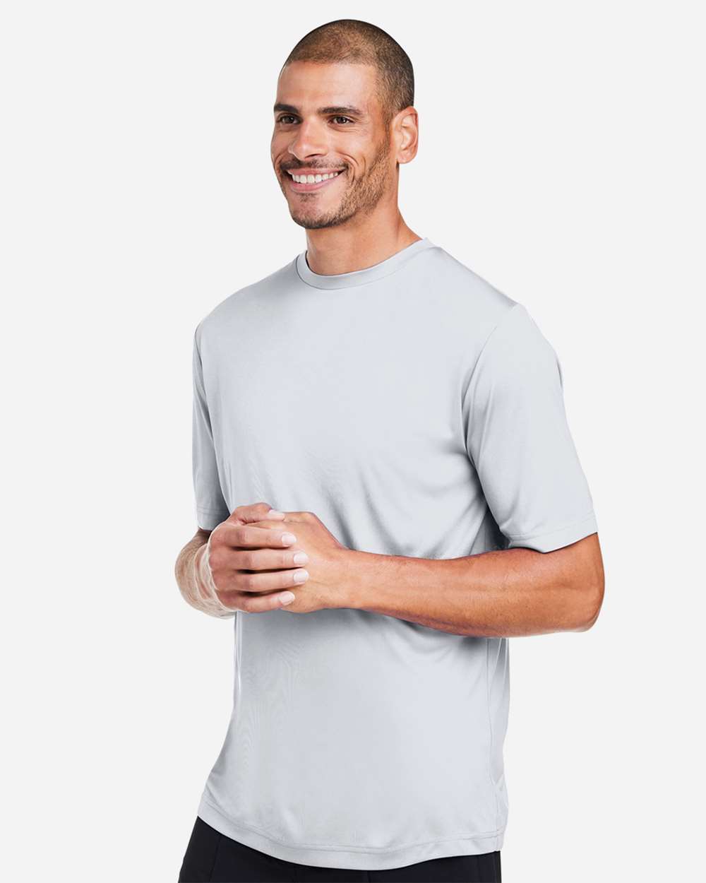 Unisex Capital Performance T-Shirt - OnModelSide - B254A7352 - Platinum