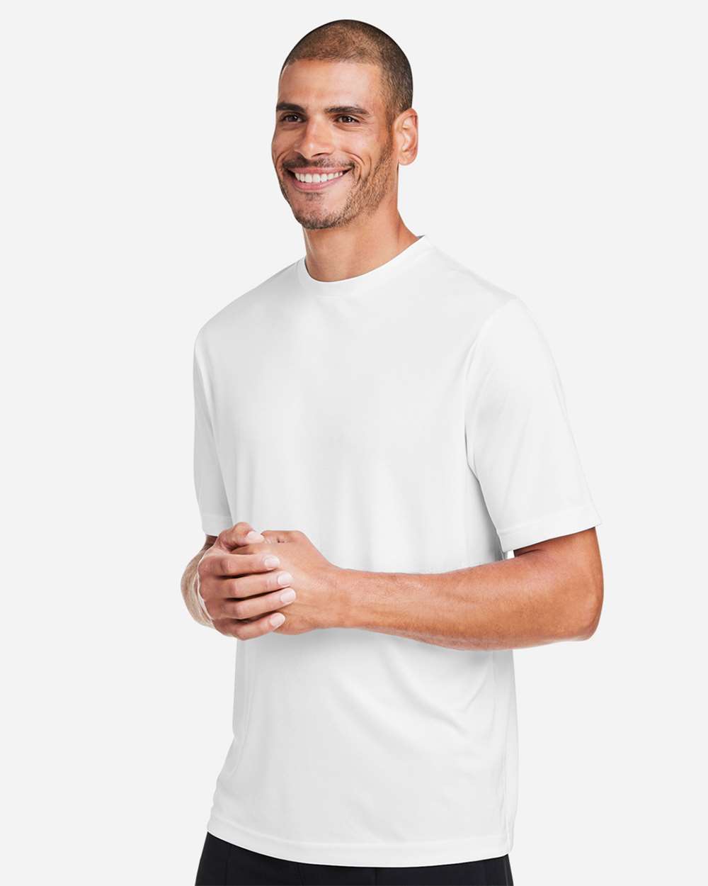 Unisex Capital Performance T-Shirt - OnModelSide - B254A7002 - White