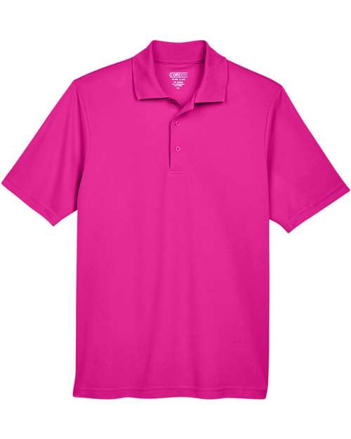 Men's Origin Performance Piqué Polo - Front - B221A7691 - Bright Magenta