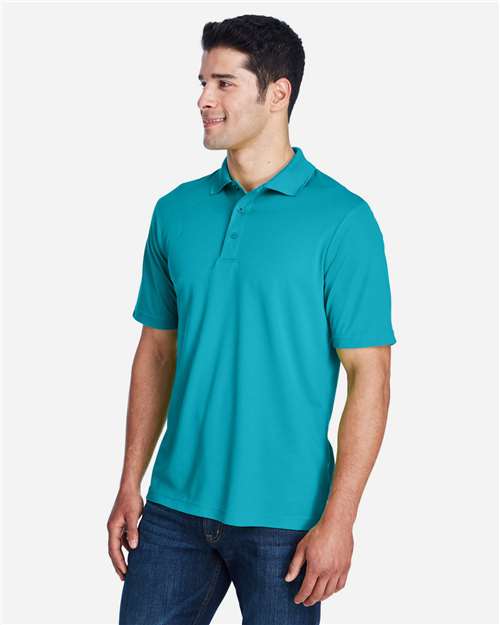 Men's Origin Performance Piqué Polo - OnModelSide - B221A7996 - Clear Teal
