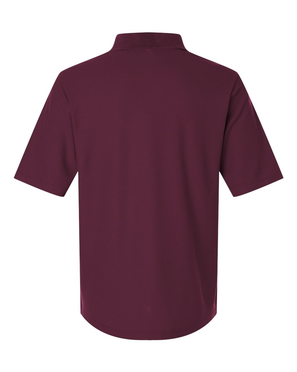 Men's Resolve CVC Performance Pique Polo - Back - B261A7533 - Burgundy