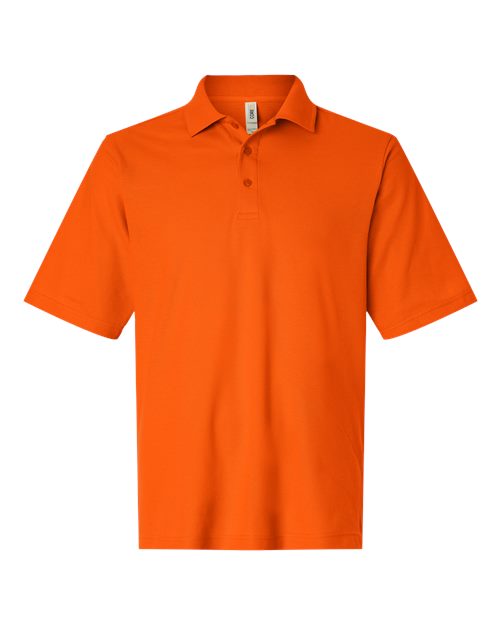 Men's Resolve CVC Performance Pique Polo - Front - B261A7663 - Campus Orange