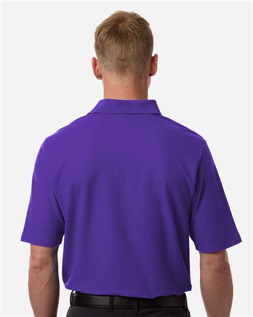 Men's Resolve CVC Performance Pique Polo - OnModelBack - B261A7673 - Campus Purple