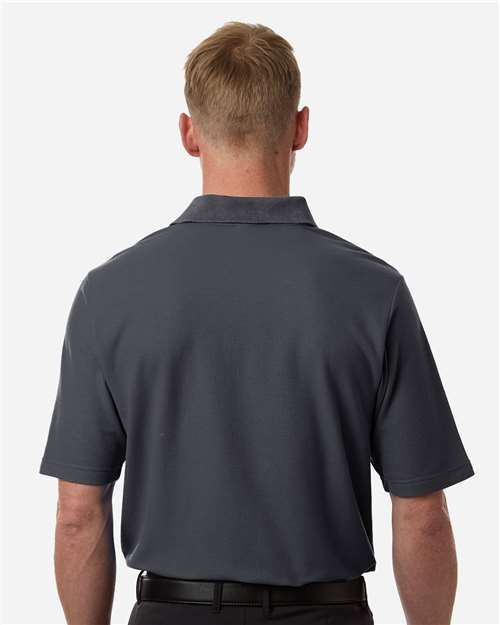 Men's Resolve CVC Performance Pique Polo - OnModelBack - B261A7583 - Carbon