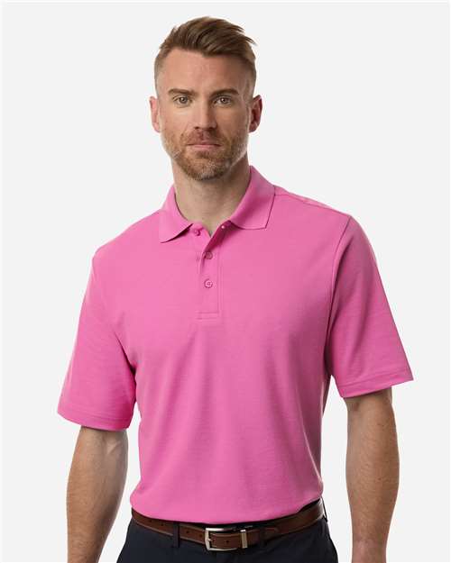 Men's Resolve CVC Performance Pique Polo - OnModelFront - B261A7303 - Charity Pink