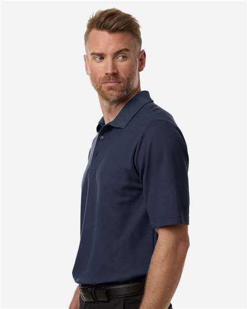 Men's Resolve CVC Performance Pique Polo - OnModelSide - B261A7653 - Classic Navy