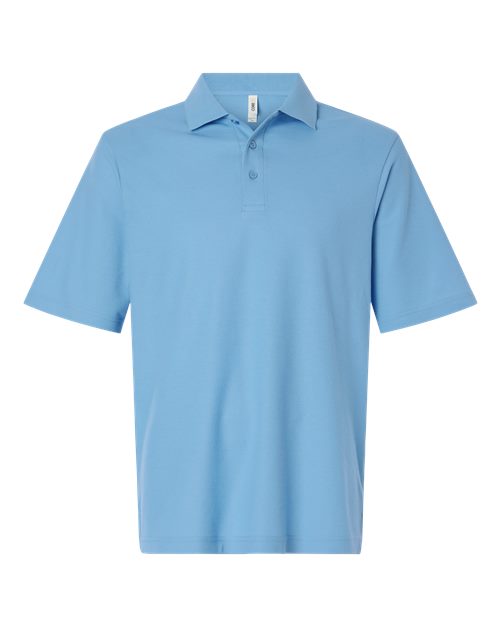 Men's Resolve CVC Performance Pique Polo - Front - B261A7263 - Columbia Blue