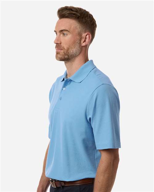 Men's Resolve CVC Performance Pique Polo - OnModelSide - B261A7263 - Columbia Blue
