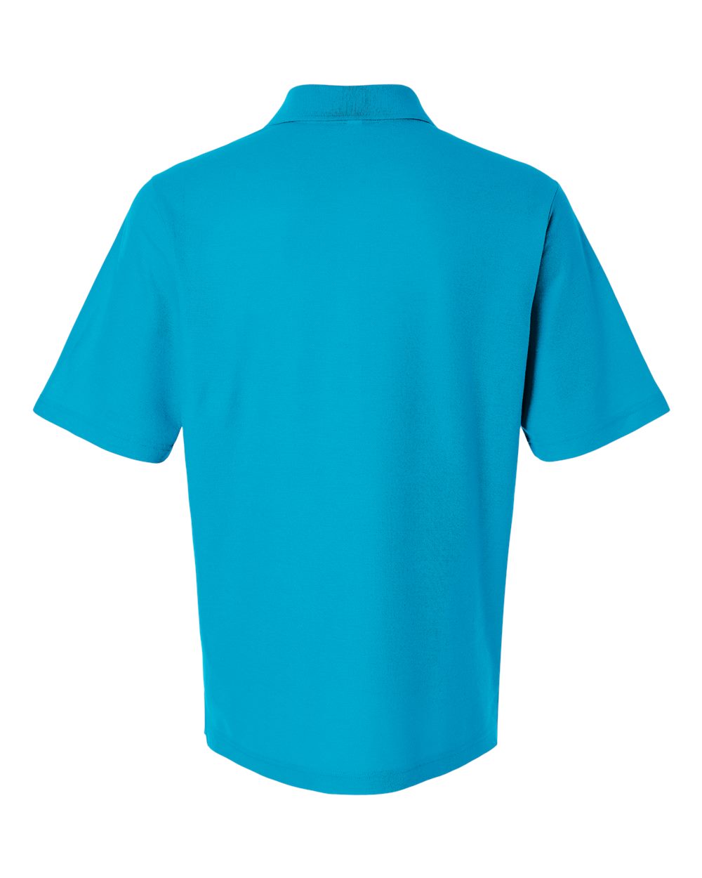Men's Resolve CVC Performance Pique Polo - Back - B261A7763 - Electric Blue