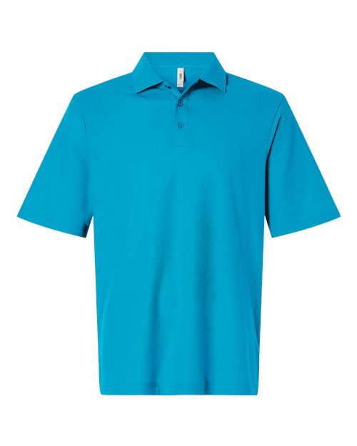 Men's Resolve CVC Performance Pique Polo - Front - B261A7763 - Electric Blue
