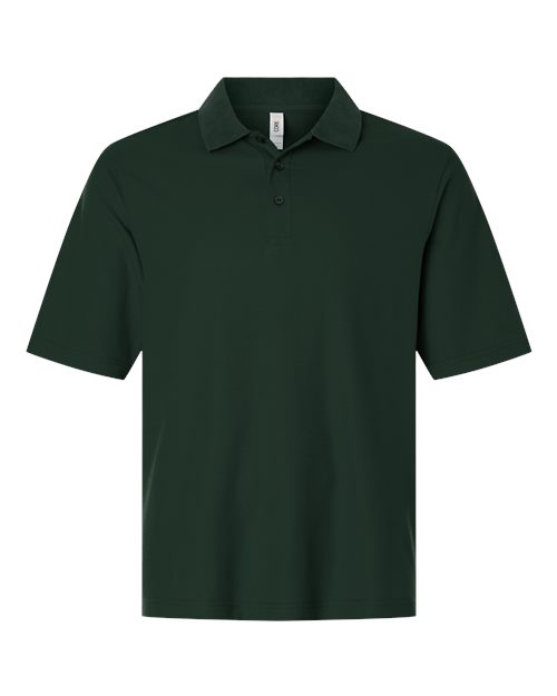 Men's Resolve CVC Performance Pique Polo - Front - B261A7543 - Forest