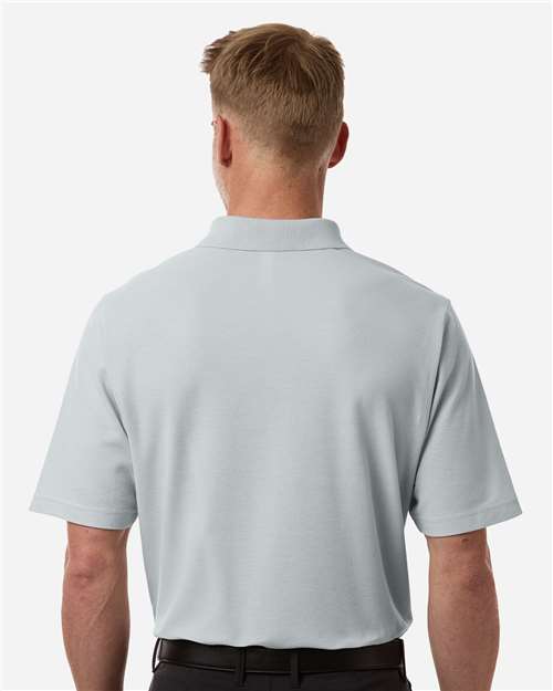 Men's Resolve CVC Performance Pique Polo - OnModelBack - B261A7353 - Platinum