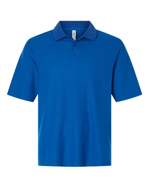 Men's Resolve CVC Performance Pique Polo - Front - B261A7753 - True Royal