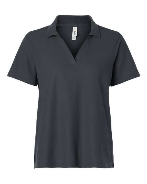 Women's Resolve CVC Performance Pique Polo - Front - B263A7582 - Carbon