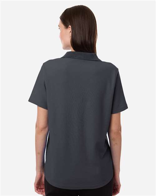 Women's Resolve CVC Performance Pique Polo - OnModelBack - B263A7582 - Carbon